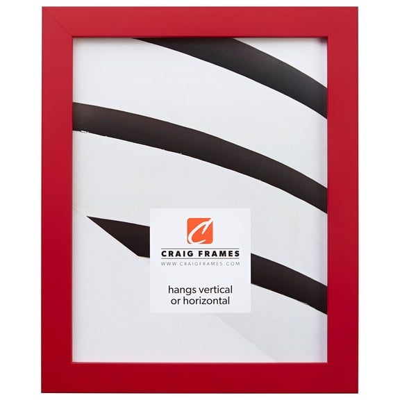 Craig Frames Confetti, 5x7 inch Picture Frame, Red