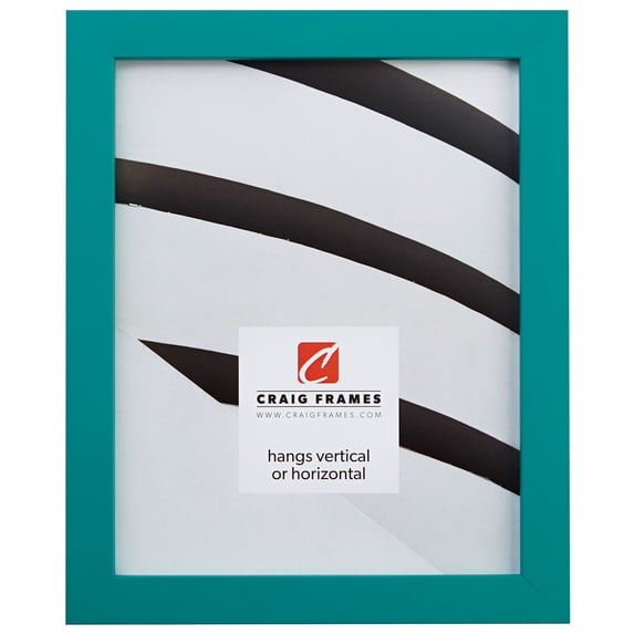 Craig Frames Confetti, 5x7 inch Picture Frame, Teal Green