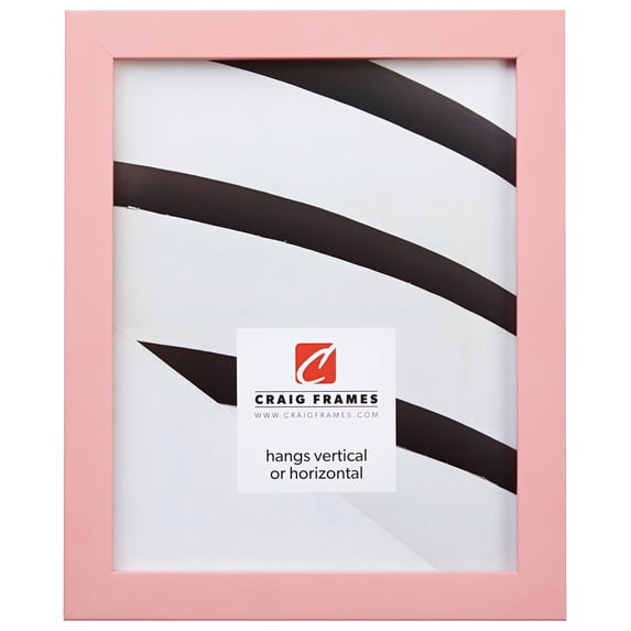Craig Frames Confetti, 8x10 inch Picture Frame, Light Pastel Pink