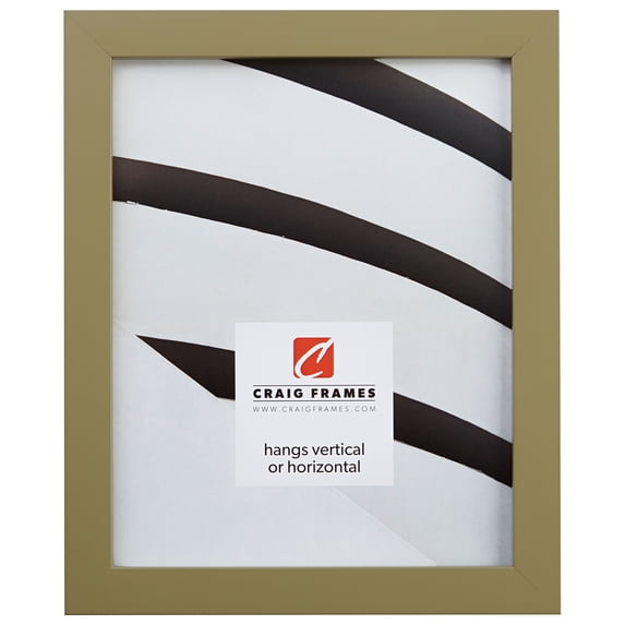 Craig Frames Confetti, 8x12 inch Picture Frame, Pastel Olive Green