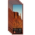thumbnail image 1 of Craig Frames Contemporary Honey Brown Picture Frame, Set of 4, 1 of 4