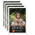 thumbnail image 1 of Craig Frames Contemporary Picture Frame, 22x32 Inch, White, Set of 4, 1 of 1