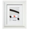 thumbnail image 1 of Craig Frames Contemporary Upscale, 14x18 inch Satin White Picture Frame Matted for a 10x13 Photo, 1 of 5