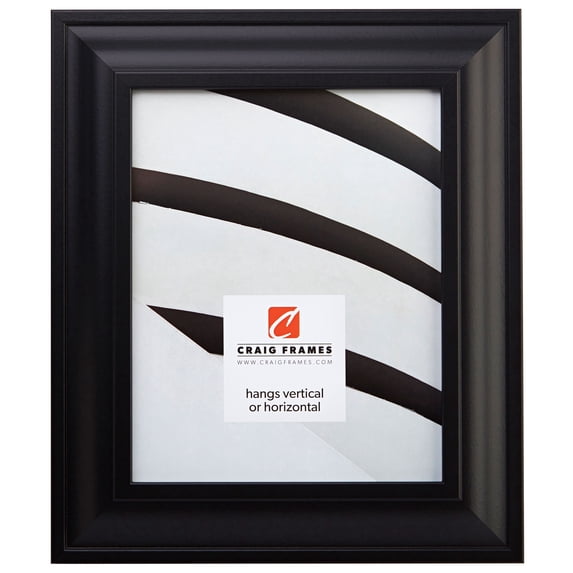 Craig Frames Contemporary Upscale, 20 x 20 inch Picture Frame, Traditional Black