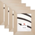 thumbnail image 1 of Craig Frames DIY Unfinished Wood Picture Frame, 13 x 19 Inch, Natural, Set of 4, 1 of 1