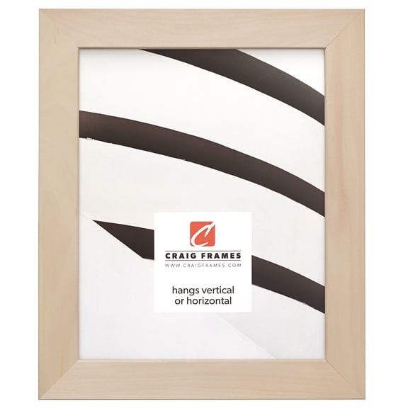 Craig Frames DIY Unfinished Wood Picture Frame, 14 x 18 Inch, Natural