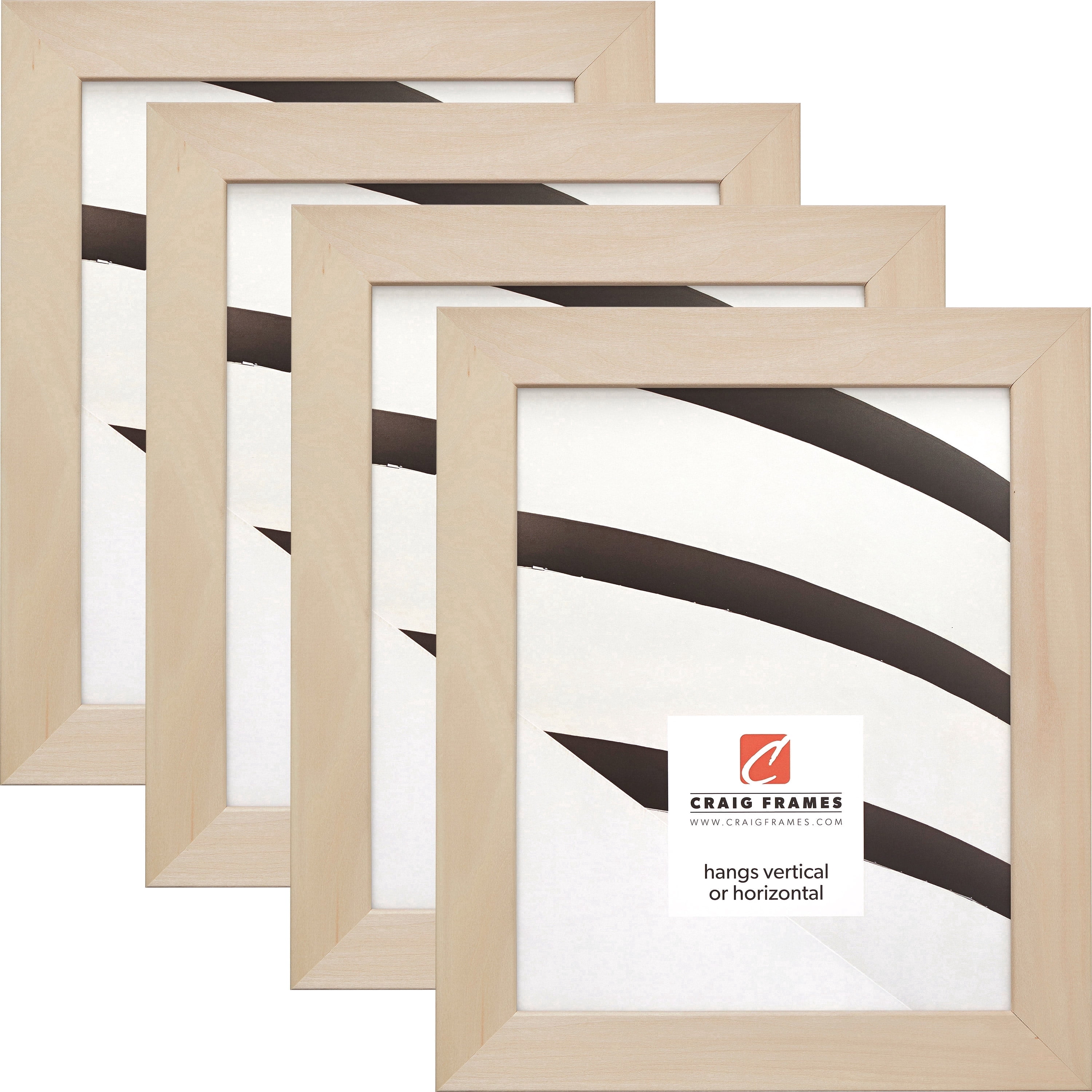 Craig Frames DIY Unfinished Wood Picture Frame, 16 x 22 Inch, Natural ...