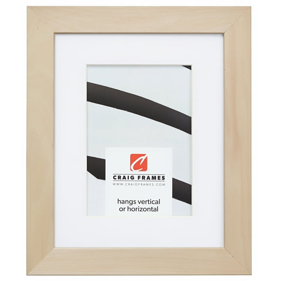 Craig Frames DIY Unfinished Wood Picture Frame, 22 x 28 Inch Matted to Display an 18 x 24 Inch Photo, Natural