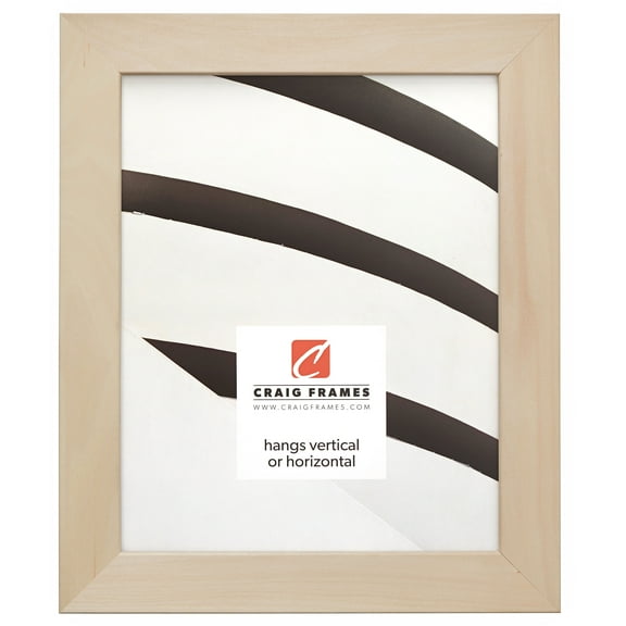 Craig Frames DIY Unfinished Wood Picture Frame, 8.5 x 11 Inch, Natural