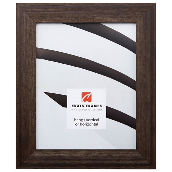 Craig Frames Driftwood 15, 24x24 inch Picture Frame, Weathered Black