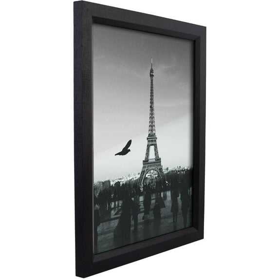 Craig Frames Economy, 14 x 22 inch Picture Frame, Ebony Black Hardwood