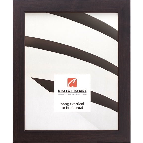 Craig Frames Essentials, 13x16 inch Picture Frame, Brazilian Walnut