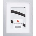 thumbnail image 1 of Craig Frames Essentials, 16x24 inch Picture Frame Matted for a 12x18 Photo, Brushed Silver, 1 of 5