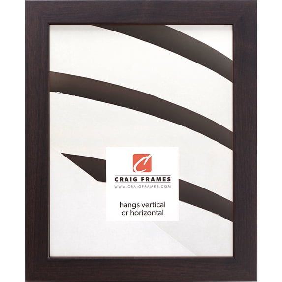 Craig Frames Essentials, 17x24 inch Picture Frame, Brazilian Walnut