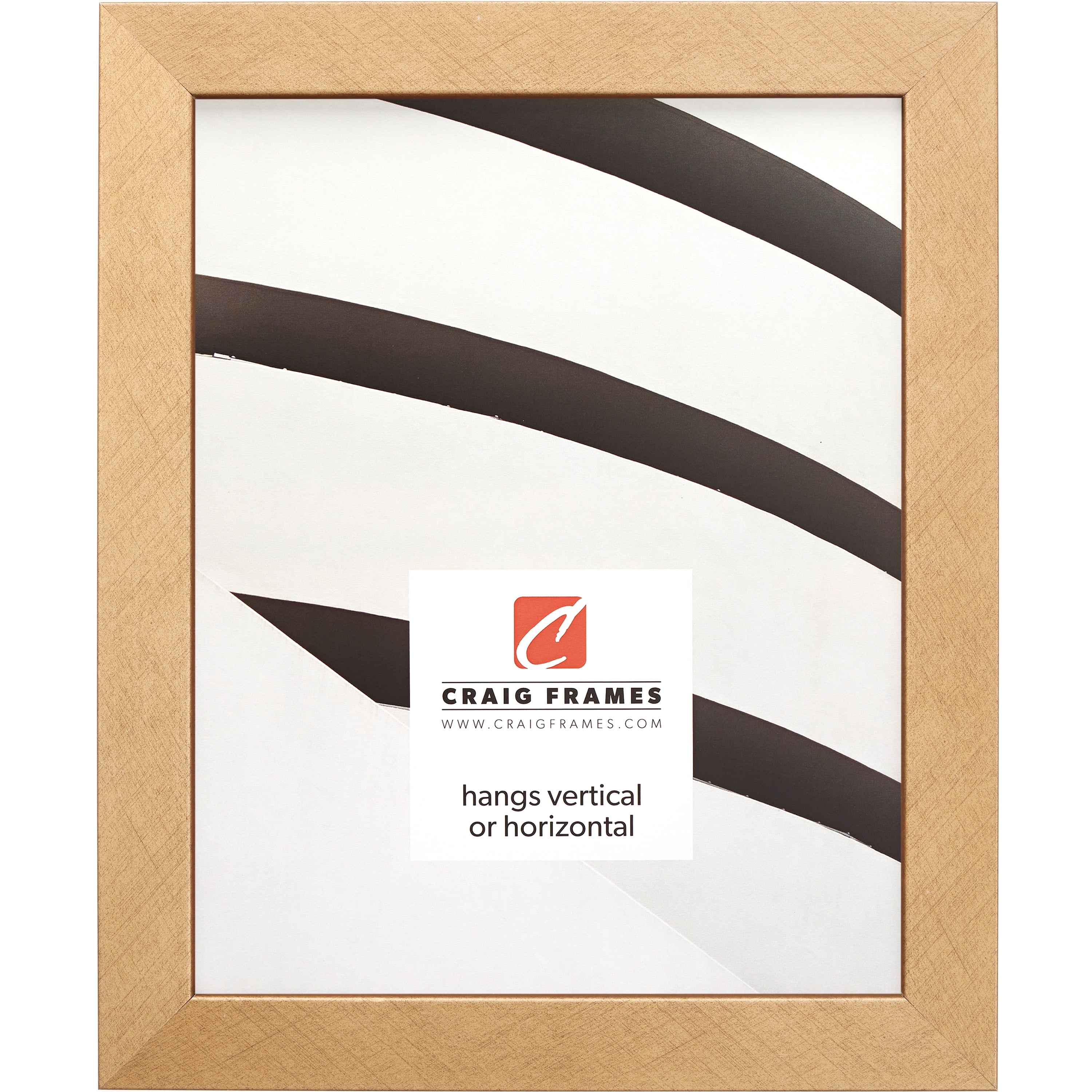 Craig Frames Essentials, 18x24 inch Picture Frame, Gold