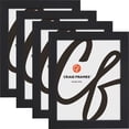 thumbnail image 1 of Craig Frames Essentials, 21x31 Inch Picture Frame, 1 Inch Wide Modern, Satin Black, Set of 4, 1 of 5