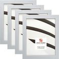 thumbnail image 1 of Craig Frames Essentials, 8.5x11 inch Picture Frame, Brushed Silver, Set of 4, 1 of 5