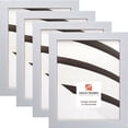 thumbnail image 1 of Craig Frames Essentials, 8x10 inch Picture Frame, Brushed Silver, Set of 4, 1 of 5
