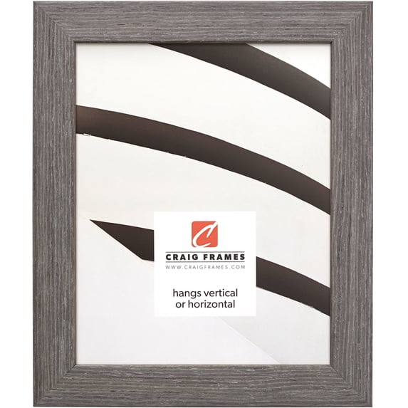 Craig Frames Farmhouse Essentials, 10x12 inch Picture Frame, Charcoal Grey