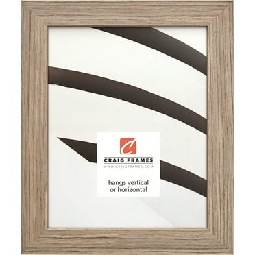 Craig Frames Farmhouse Essentials, 10x13 inch Picture Frame, Light Walnut Brown
