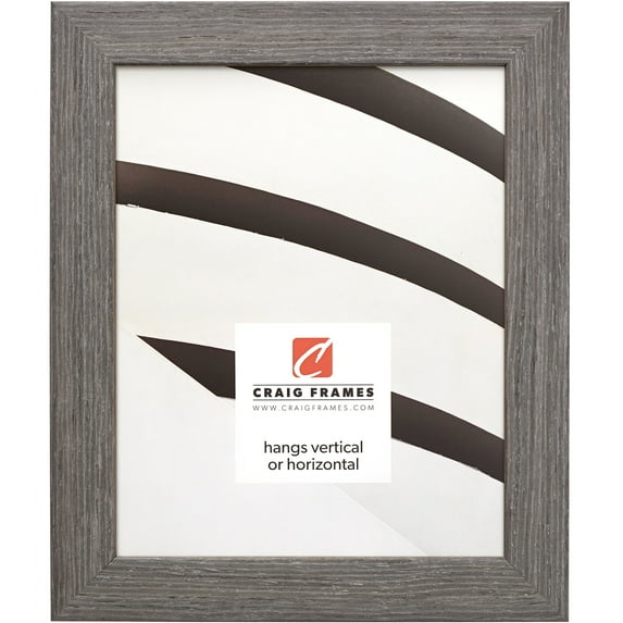 Craig Frames Farmhouse Essentials, 17x22 inch Picture Frame, Charcoal Grey