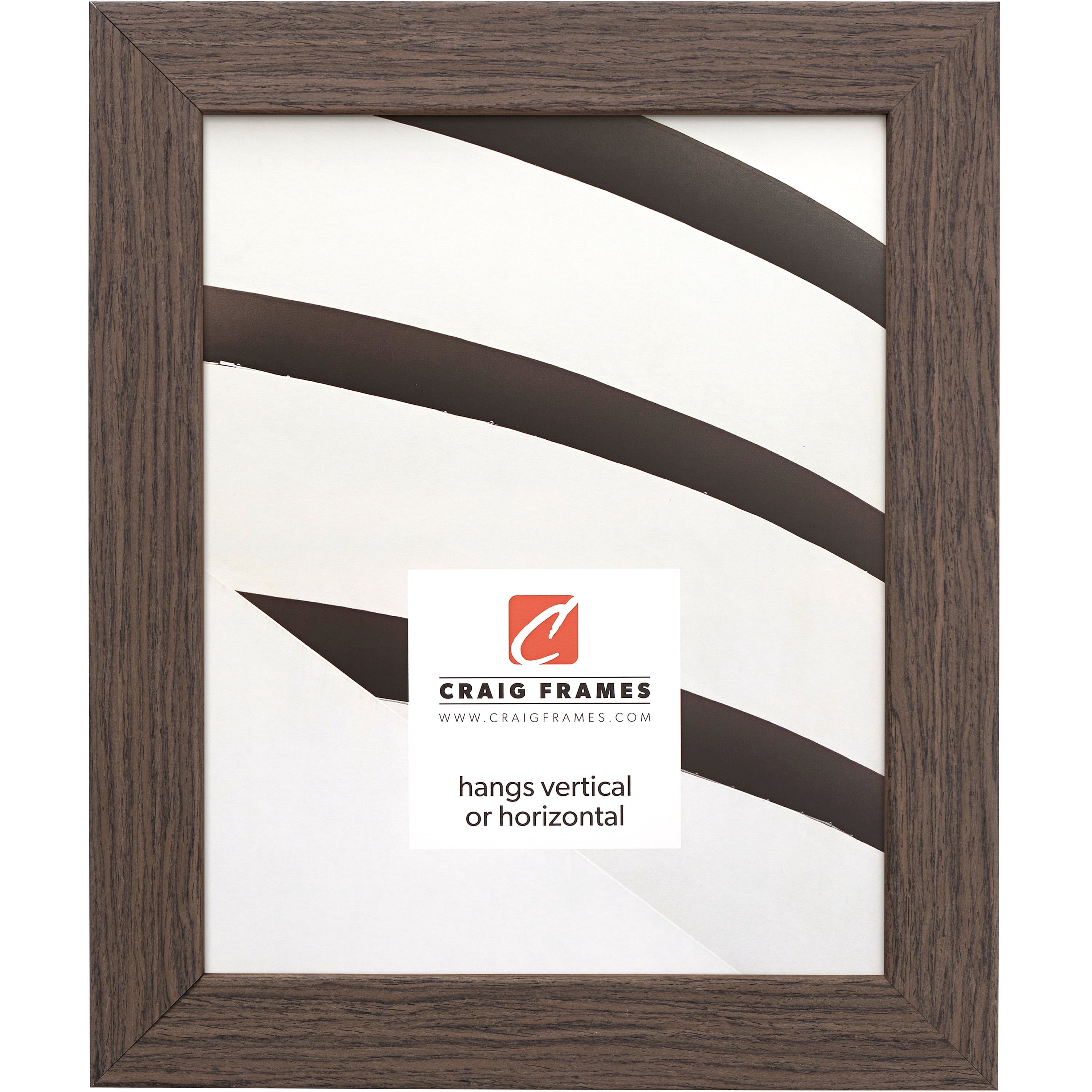 Craig Frames Farmhouse Essentials, 18x24 inch Picture Frame, Mocha Brown