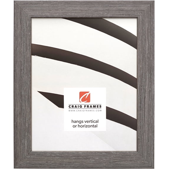 Craig Frames Farmhouse Essentials, 18x36 inch Picture Frame, Charcoal Grey