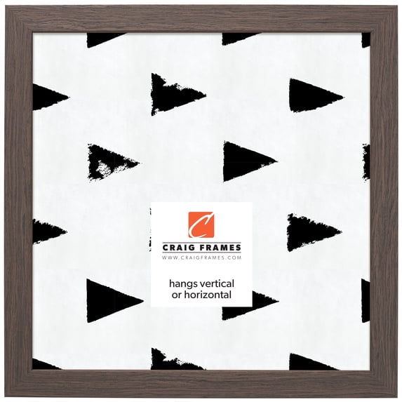 Craig Frames Farmhouse Essentials, 24x24 inch Picture Frame, Mocha Brown