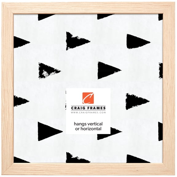 Craig Frames Farmhouse Essentials, 24x24 inch Picture Frame, Natural Nordic Oak