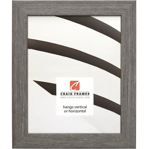 Craig Frames Farmhouse Essentials, 8x10 inch Picture Frame, Charcoal Grey