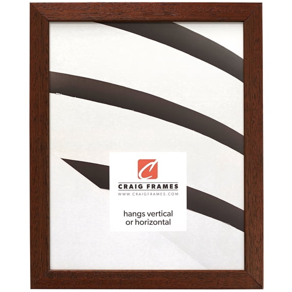 Craig Frames Farmhouse Essentials Tall, 12x36 inch Picture Frame, Walnut Brown