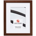 thumbnail image 1 of Craig Frames Farmhouse Essentials Tall, 13x19 inch Picture Frame Matted for a 9x13 Photo, Walnut Brown, 1 of 5