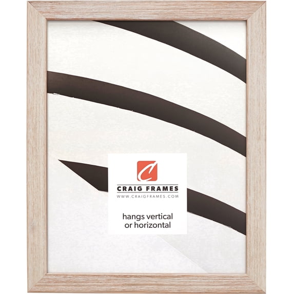 Craig Frames Farmhouse Essentials Tall, 18x36 inch Picture Frame, Weathered White
