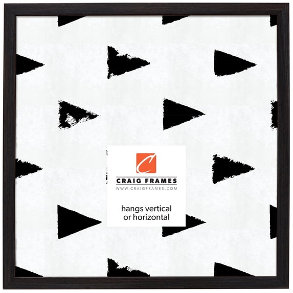 Craig Frames Farmhouse Essentials Tall, 20x20 inch Picture Frame, Black