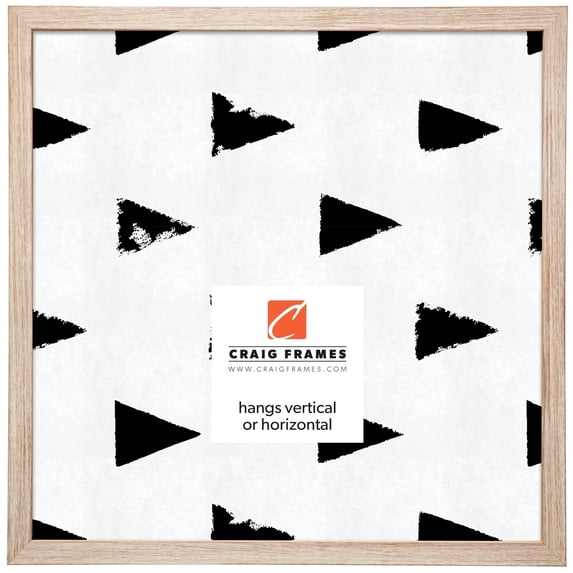 Craig Frames Farmhouse Essentials Tall, 24x24 inch Picture Frame, Weathered White