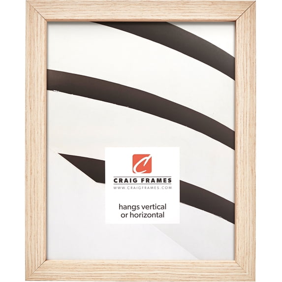 Craig Frames Farmhouse Essentials Tall, 4x10 inch Picture Frame, Natural Nordic Oak