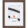 thumbnail image 1 of Craig Frames Farmhouse Essentials Tall, 8.5x11 inch Picture Frame Matted for a 6x9 Photo, Muskrat Brown, 1 of 5