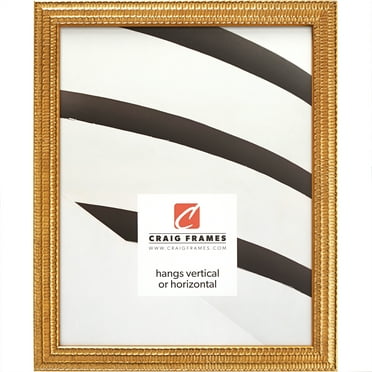 Craig Frames Farnsworth, 10x12 inch Picture Frame, Gold