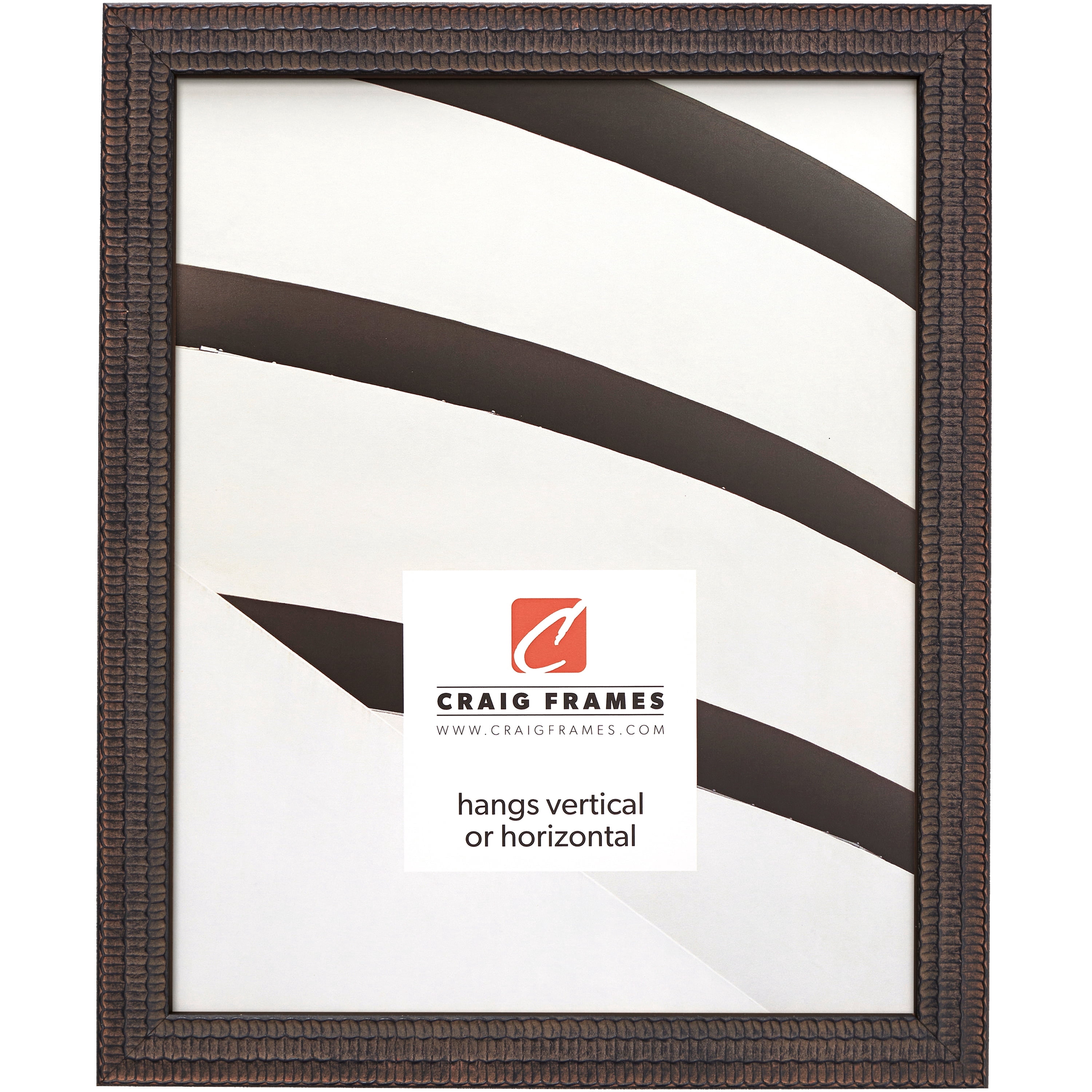 Craig Frames Farnsworth, 18x24 inch Picture Frame, Black