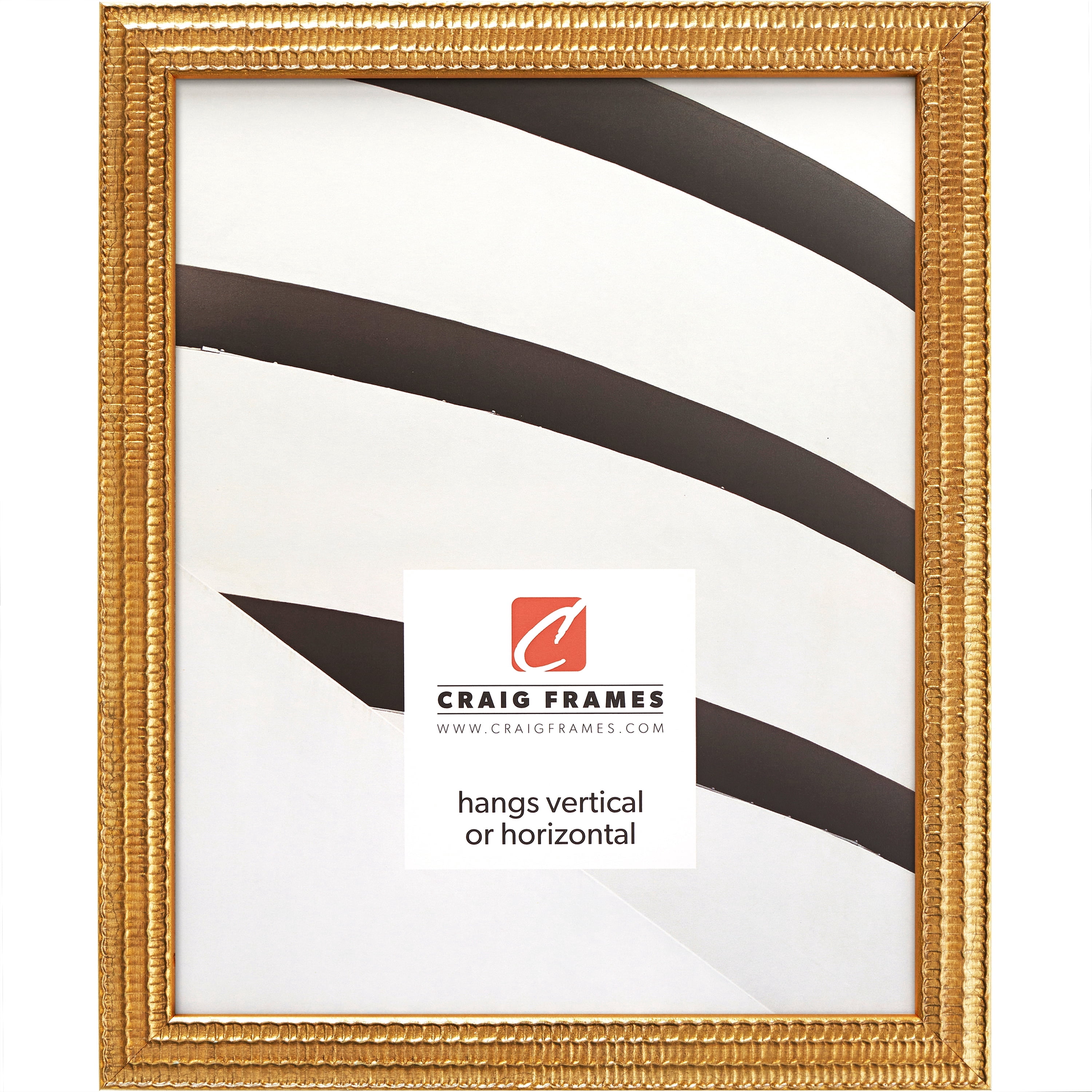 Craig Frames Farnsworth, 18x24 inch Picture Frame, Gold