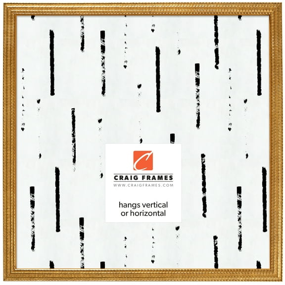 Craig Frames Farnsworth, 24x24 inch Picture Frame, Gold