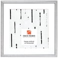 thumbnail image 1 of Craig Frames Farnsworth, 24x24 inch Picture Frame Matted for a 20x20 Photo, Silver, 1 of 5