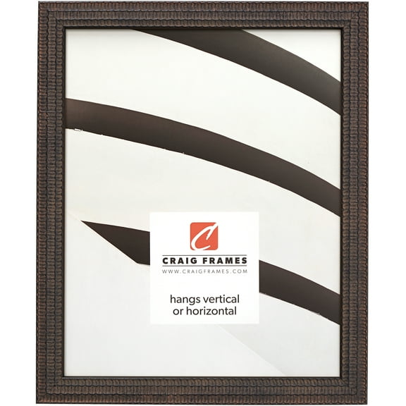 Craig Frames Farnsworth, 5x7 inch Picture Frame, Black
