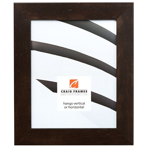 Craig Frames Fiftynine, 11x14 inch Picture Frame, Espresso Walnut Dark Brown
