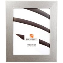 Craig Frames Fiftynine, 12x36 inch Picture Frame, Salerno Silver