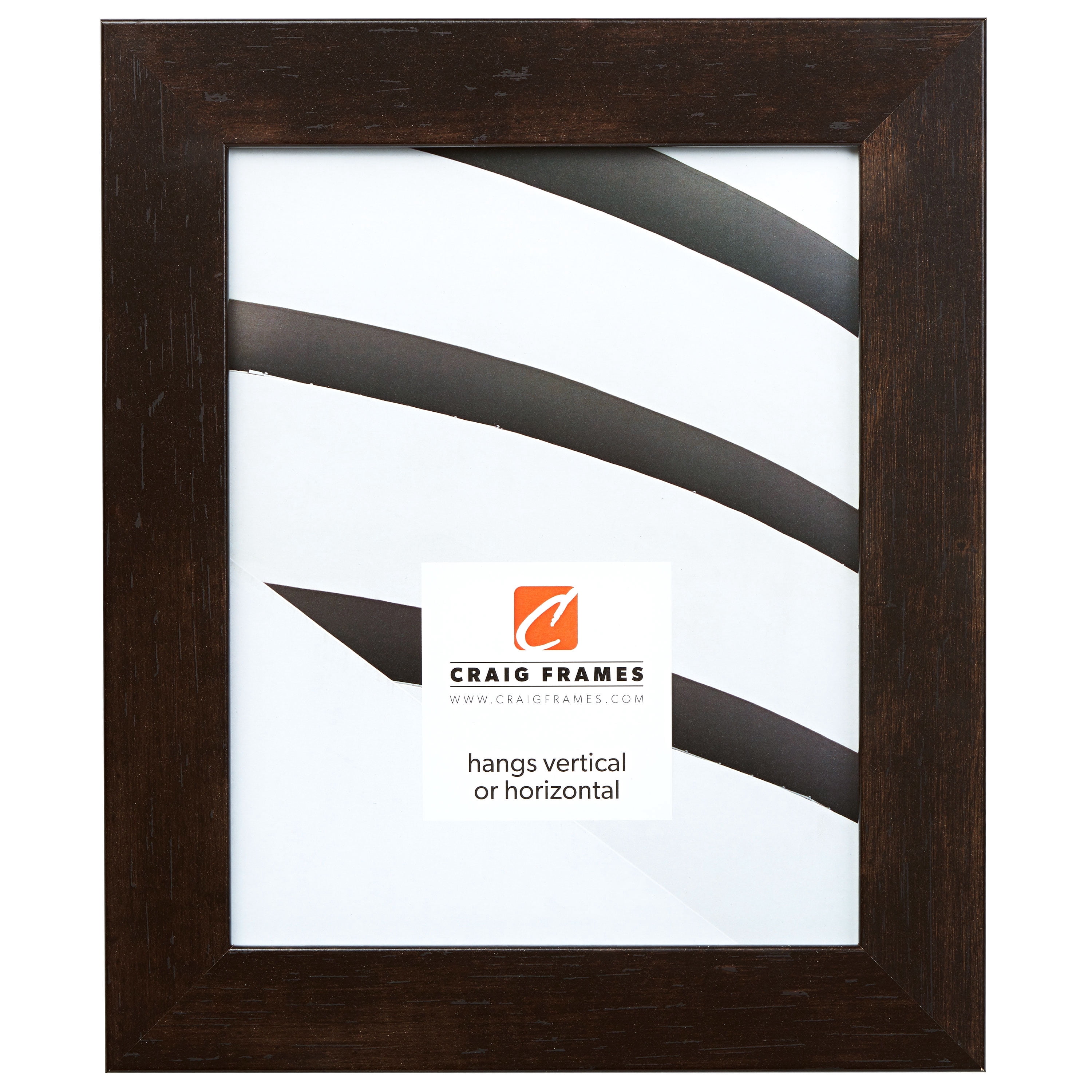 Craig Frames Fiftynine, 18x24 inch Picture Frame, Espresso Walnut Dark Brown