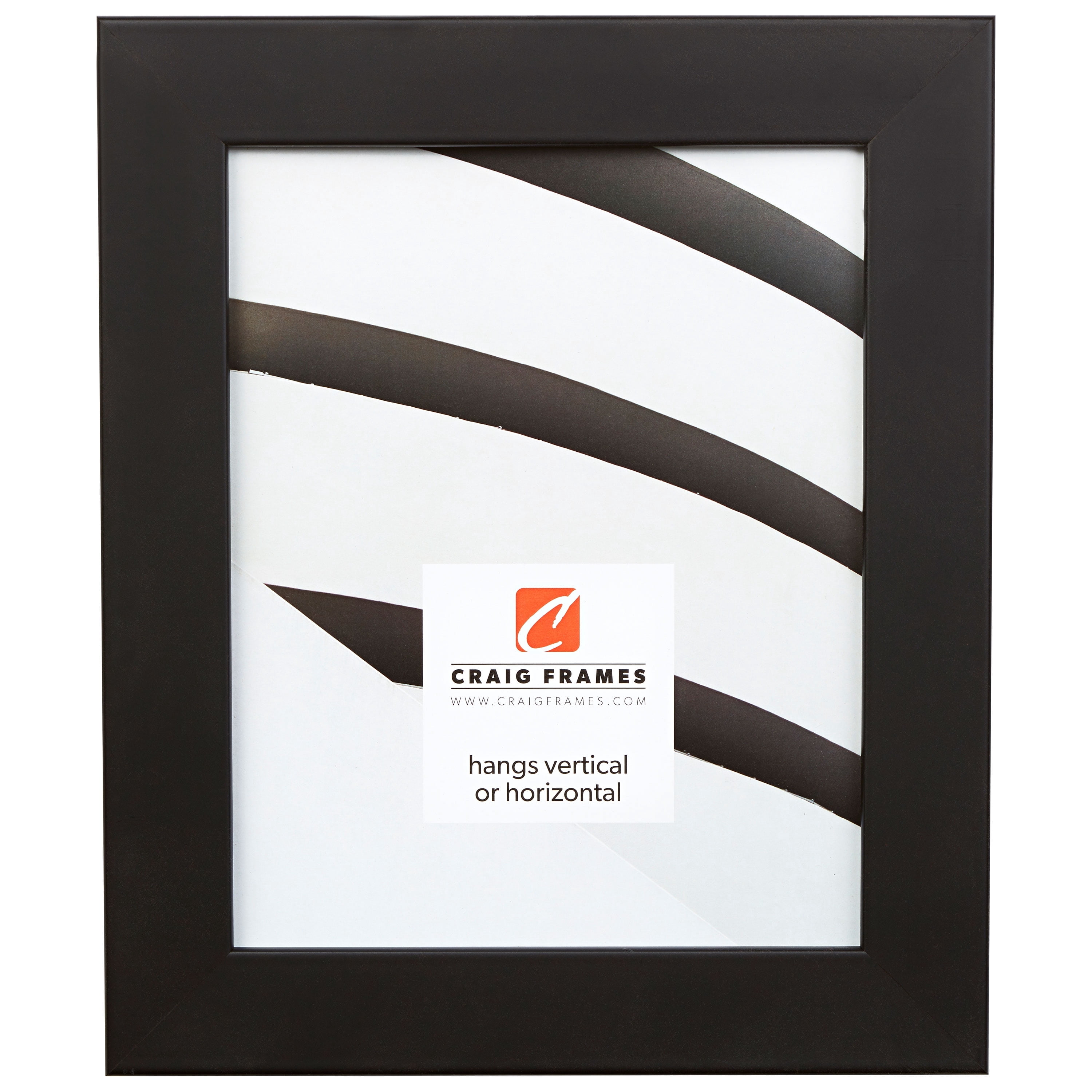 Craig Frames Fiftynine, 18x24 inch Picture Frame, Gallery Black