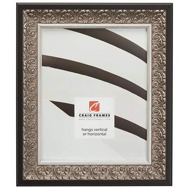 Craig Frames Furio, 10x12 inch Picture Frame, Silver