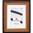 thumbnail image 1 of Craig Frames Furio, 14x22 inch Picture Frame Matted for a 11x17 Photo, Gold and Black, 1 of 5