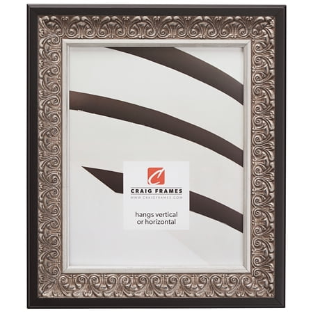 Craig Frames Furio, 18x24 inch Picture Frame, Silver